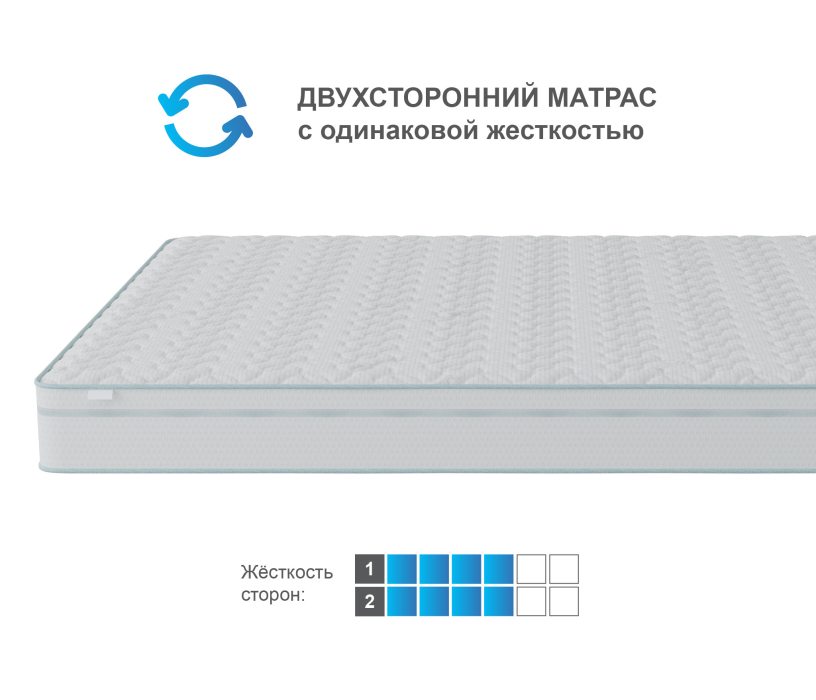 900 x 2000, Матрас Сити-Альмерия в чехле Cooler в скрутке 900х2000