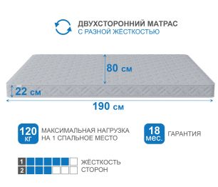 Столлайн / Матрас Классик-Кармен 800х1900